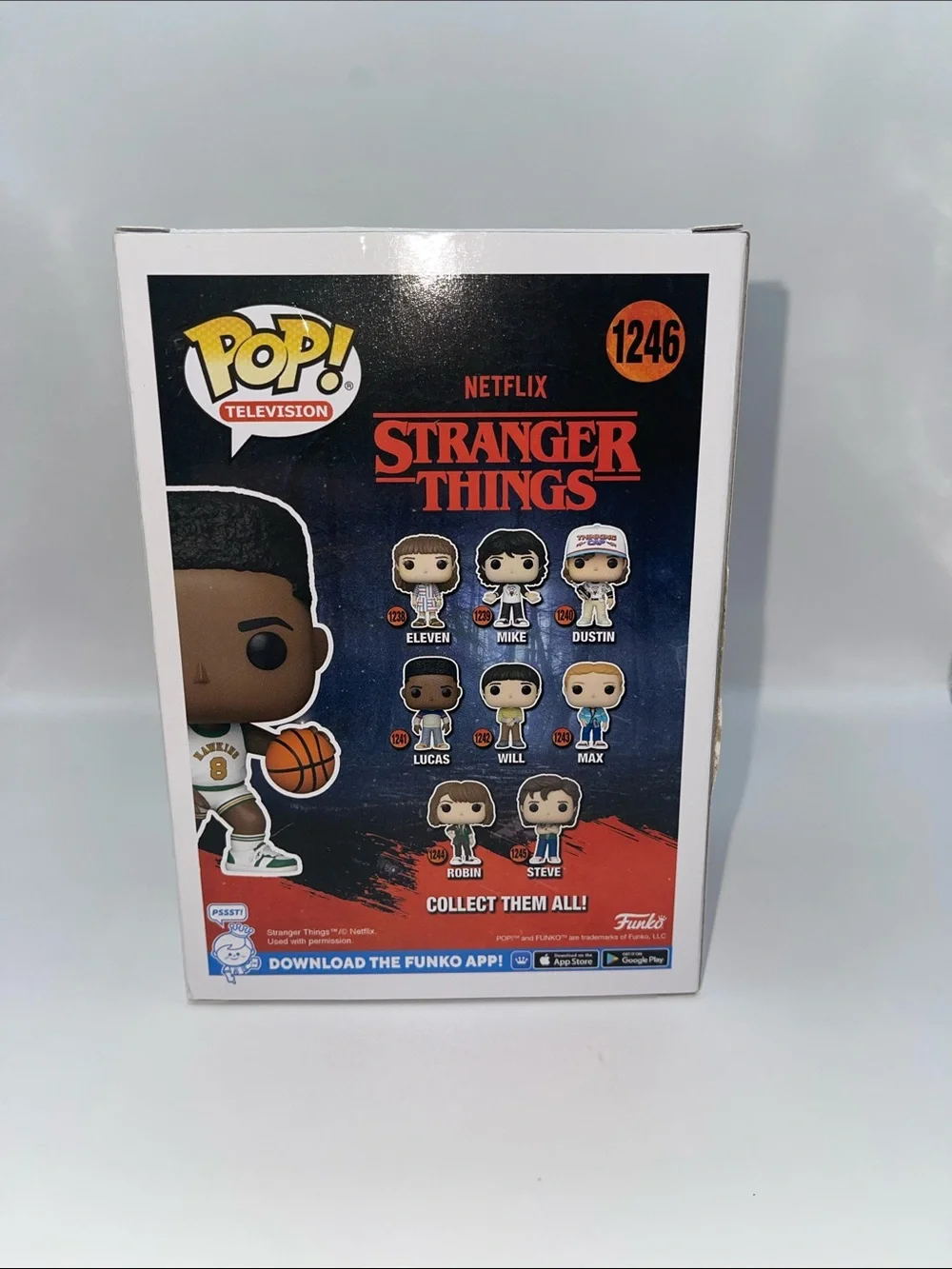 Funko Lucas Stranger Things Pop! Vinyl — Brown, Orange, White